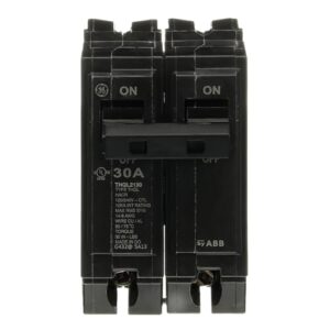 ABB Q-Line THQL2130 Q Line 30A Disyuntor de doble polo • 10kAIC, 120/240V, 30 Amp