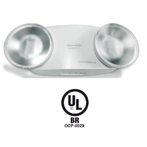 LUMINARIA EMERGENCIA LED 2X 1.2W 120-240VAC 200LM 2H IP20