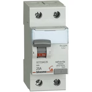 Bticino GC723AC25 BTDIN 2-Module Differential Circuit Breaker High-quality Product