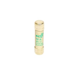Fusible cartucho 10x38mm s/indicador aM 10A 500VAC 120kA