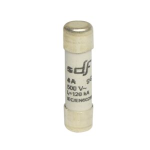 Fusible cartucho 10x38mm s/indicador gG 4A 500VAC 120kA