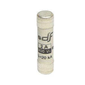 Fusible cartucho 8x32mm s/indicador gL 2A 400VAC 20kA