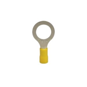 Terminal anillo aislado 10-12AWG 5/36" (4.3mm) amarillo x100und