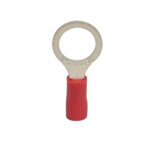 Terminal horquilla aislada 16-22AWG 3/16¨ rojo x100und