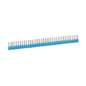 Terminal aislado sobremoldeado 20AWG (0.75mm2) azul x40und