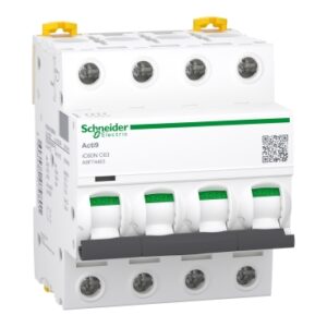 INTERRUPTOR TERMOMAGNETICO 4X16A ACTI9 IC60N CURVA C - [A9F74416] - SCHNEIDER