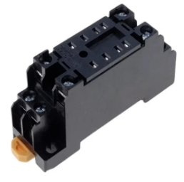 BASE PARA MINI RELE - 8 PINES P/ RIEL DIN