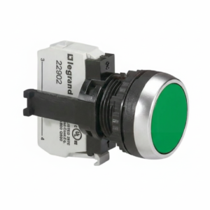 BOTON PULSADOR C/CAPUCHA SILICONADO SIGNIS VERDE - [24523] - LEGRAND