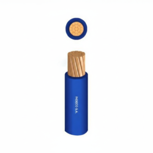 CABLE NHF-80 CLASE 5 (LIBRE DE HALOGENOS) 4MM2 AZUL 0.45/0.75KV - INDECO