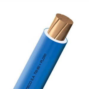 CABLE TW-80 +PLUS 10AWG AZUL 0.45/0.75KV - INDECO