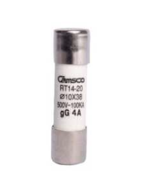 FUSIBLES CILINDRICO 10X38MM, 4A, 500V