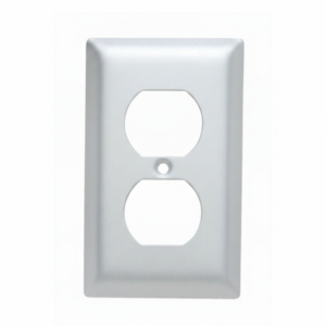 PLACA DE ALUMINIO SATINADO P/TOMA DOBLE - [SA8] - LEGRAND
