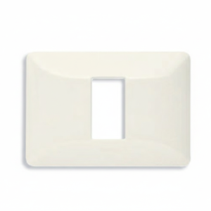 Placa + SOP. 1P plástico marfil - [AM503S/1AV] - BTICINO