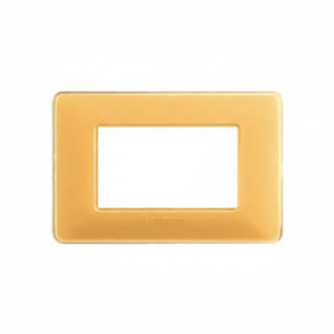 Placa MATIX 3P tecnopolimero ambar - [AM4803CAB] - TICINO