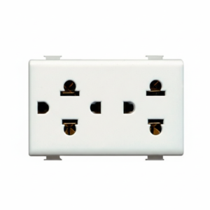 Tomacorriente DUPLEX 2P+T Universal16A 127/250V AM5025D - TICINO