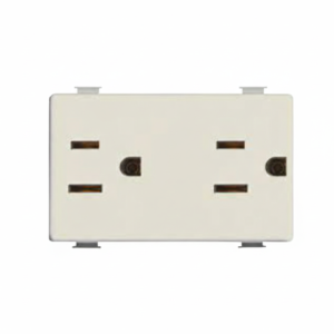 Tomacorriente UL 2P+T 15A 127/250V 1MOD. AM5028TSM- - TICINO