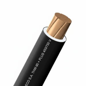 CABLE TW-80 +PLUS 12AWG NEGRO 0.45/0.75KV - INDECO