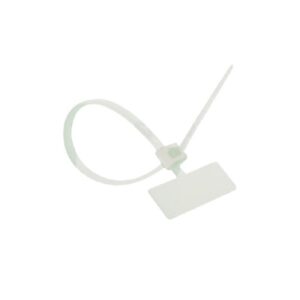 CINTILLO AMARRACABLE BANDERA 200X3.6MM C/PLACA X100UND- [H-HT-200MT]