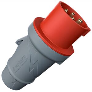 ENCHUFE INDUSTRIAL 3X32A+T 415V IP44 6H ROJO (REEMP. 264) - [3245] - MENNEKES