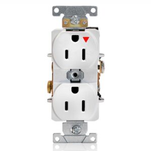 TOMA DOBLE EMP TIERRA AISLADA 15A 125V BLANCO 5262-IGW- [5262-IGW] - LEVITON