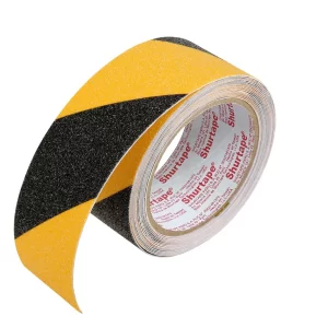 Cinta Antideslizante Amar-Negr Extra Resistente 2x5yd