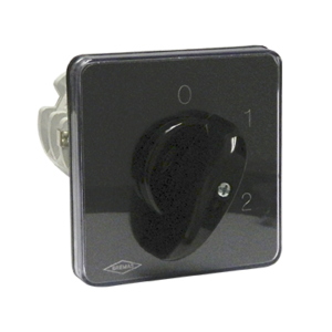 Conmutador de doble velocidad p/ motor 3f, 50A AC3, 0-1-2