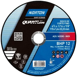Disco de Corte Fino BHP12 Alto Performance Norton