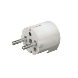 Enchufe Schuko 2x16A+T 250V (tierra lateral) salida 90º