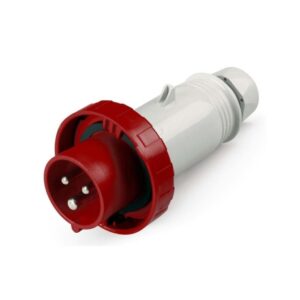 Enchufe industrial 2x32A+T 415V IP67 9h Eureka