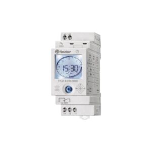 Interruptor horario digital 16A 230VAC 1 contacto conmutado programación semanal NFC