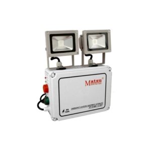 Luminaria de emergencia LED 2x10W 3h 220V IP65 exterior
