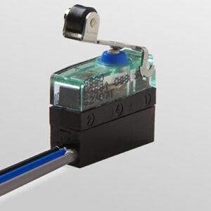 Microinterruptor S880 con palanca de rodillo y conexión por hilo
