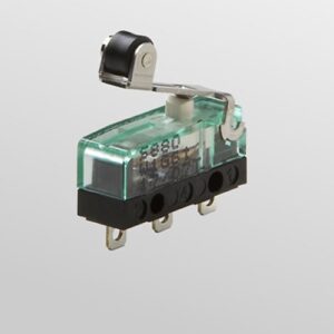 Microinterruptor S880 con palanca de rodillo y terminales de soldadura