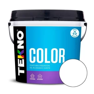 Pintura Látex Tekno Teknocolor Blanco 1 galón