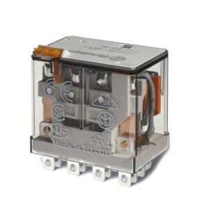 Relé 14 pines 24VCD 4NA/NC 7A 250V c/indicador mecánico