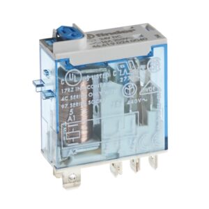Relé 5 pines 24VCD 1NA/NC 16A 250V c/indicador mecánico