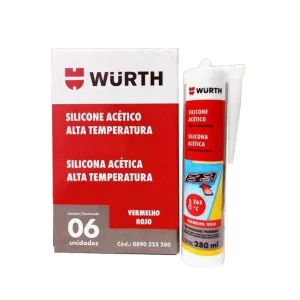 SILICONA ACÉTICA ALTA TEMP ROJA 280ML