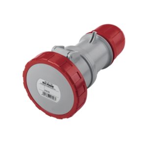 Tomacorriente aéreo industrial 3x32A+T 415V IP67 6h Optima