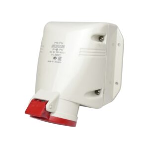 Tomacorriente p/adosar industrial 2x32A+T 415V IP44 9h Optima