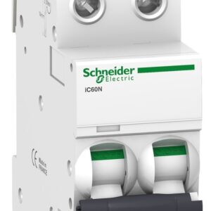 INTERRUPTOR TERMOMAGNETICO P/RIEL 2P 32A 230/440VAC 20/6KA IC60N A9F74232 SCHNEIDER ELECTRIC