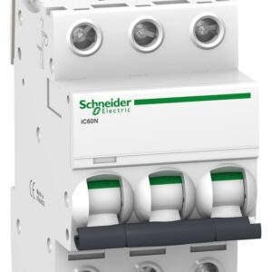 INTERRUPTOR AUT TERMOMAG P/RIEL 3P 10A 230/440VAC 20/6KA IC60N A9F74310 SCHNEIDER ELECTRIC