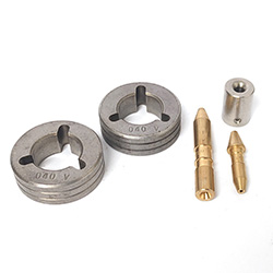 KIT 2 RODILLOS TIPO MILLER, SOLIDO 1.0 mm (.040), PFX161189 PROFAX