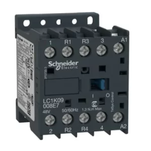 MINICONTACTOR SERIE K 4P - 2P CON 2R 9A (2NA+2NC) BOB. 110VAC 50-60HZ