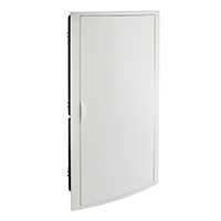 TABLERO EMPOTRADO TERMOPLÁSTICO, 56P, PUERTA BLANCA HORIZONTAL, 320x670x75mm