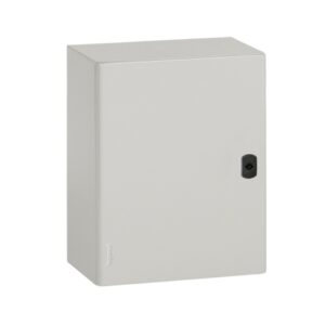 Tablero padosar metálico 600x400x250mm con puerta cplancha de montaje