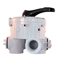 Válvula Multi Port Modelo SP0710ALL de Plástico Blanco Juego de 2 Piezas